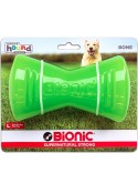 Outward Hound Bionic Opaque Bone Toy Large, Green